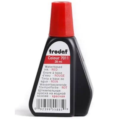 Trodat Istampa Mürekkebi 28 ML Kırmızı 7011
