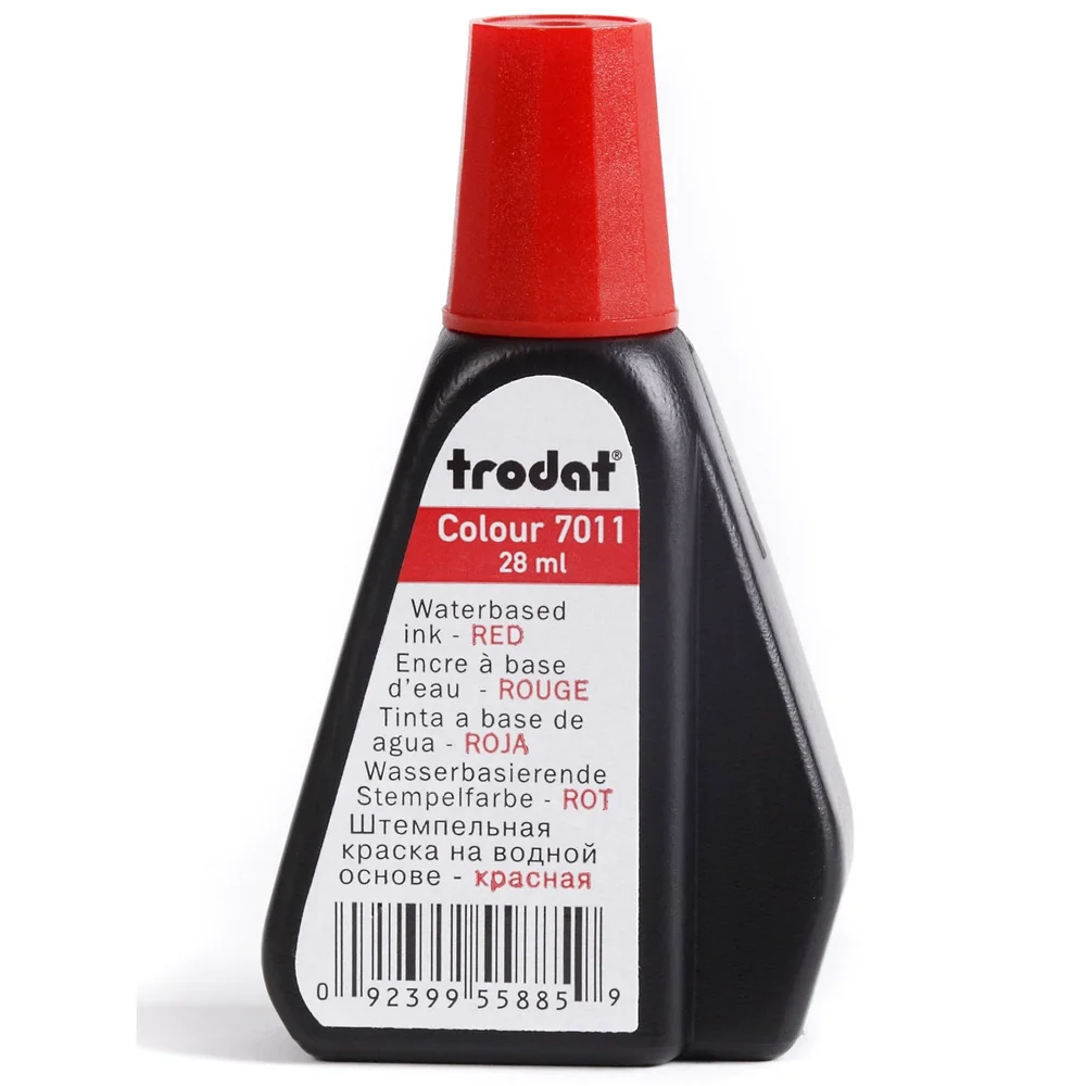 Trodat Istampa Mürekkebi 28 ML Kırmızı 7011