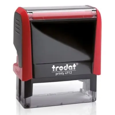 Trodat Standart Kaşe Otomatik 47x18 Karışık Kasa Siyah Keçe 4912