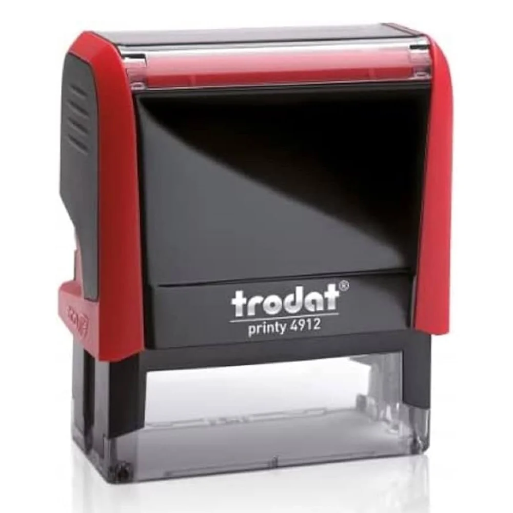 Trodat Standart Kaşe Otomatik 47x18 Karışık Kasa Siyah Keçe 4912