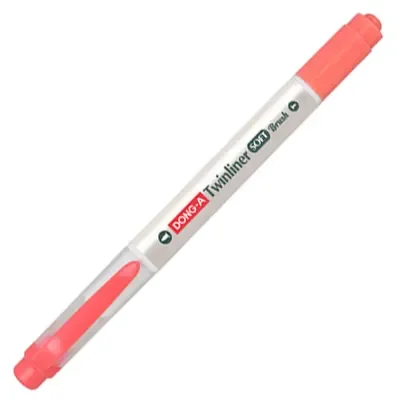Twinliner Soft Fırçalı Fosforlu Mercan Pembe No:12