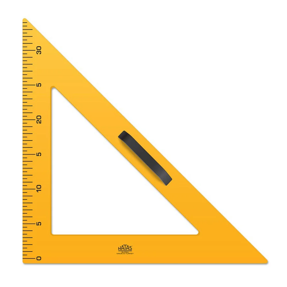 Hatas Sınıf Gönyesi 50 Cm/45 Derece 01501