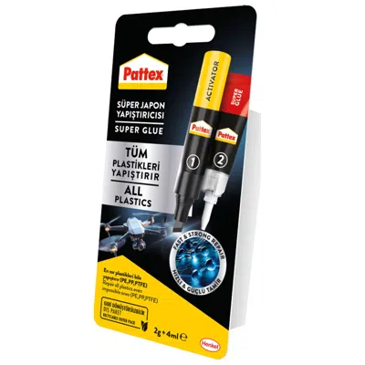 Pattex Süper Japon Tüm Plastikler 2G + 4Ml 3113118