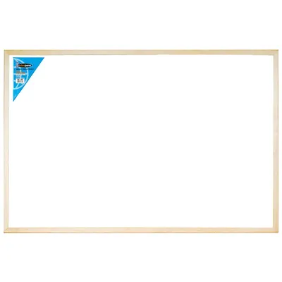İnter Yazı Tahtası Duvara Monte Ahşap Çerçeve Laminant 60x90
