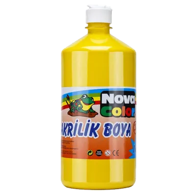 Nova Color Akrilik Boya 1 KG Sarı NC-221