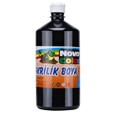 Nova Color Akrilik Boya 1 KG Siyah NC-226