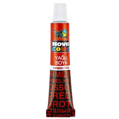 Nova Color Yağlı Boya Tüp Kırmızı NC-128