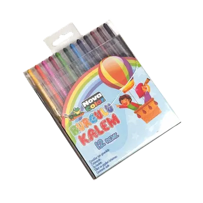 Nova Color Mum Pastel Boya Silinebilir Yuvarlak 12 Renk NC-2122