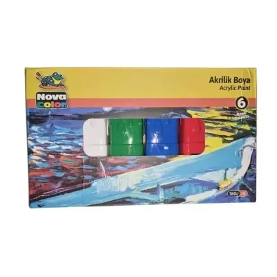 Nova Color Akrilik Boya 180 Gr (6lı) Nc-1100