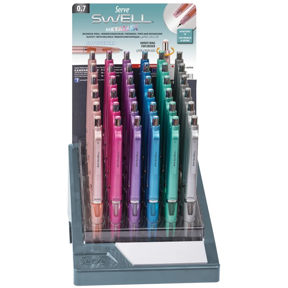 Serve Versatil Kalem Swell Metallik Colours
0.7 MM 36 LI