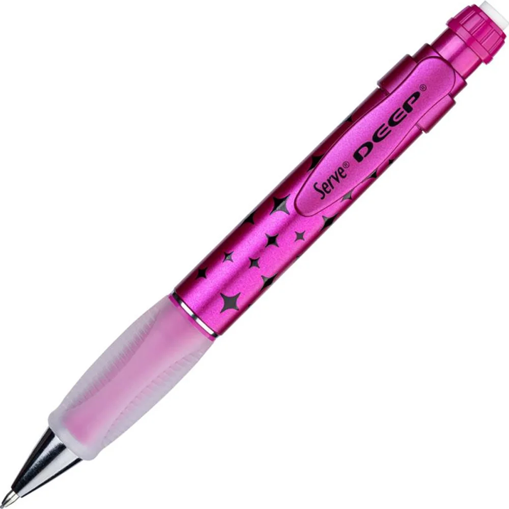 Serve Versatil Kalem Deep 0.7 MM Metalik Pembe Pırıltı
