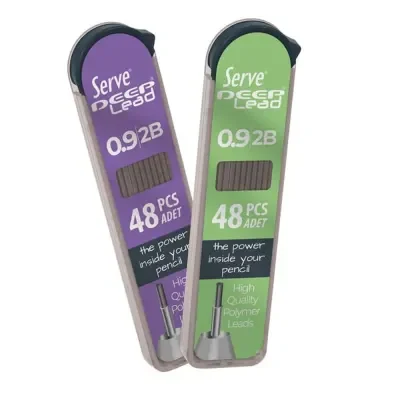 Serve Deep Mekanik Kalem Ucu 0.9 MM 2B 48 Lı 12 Lı
