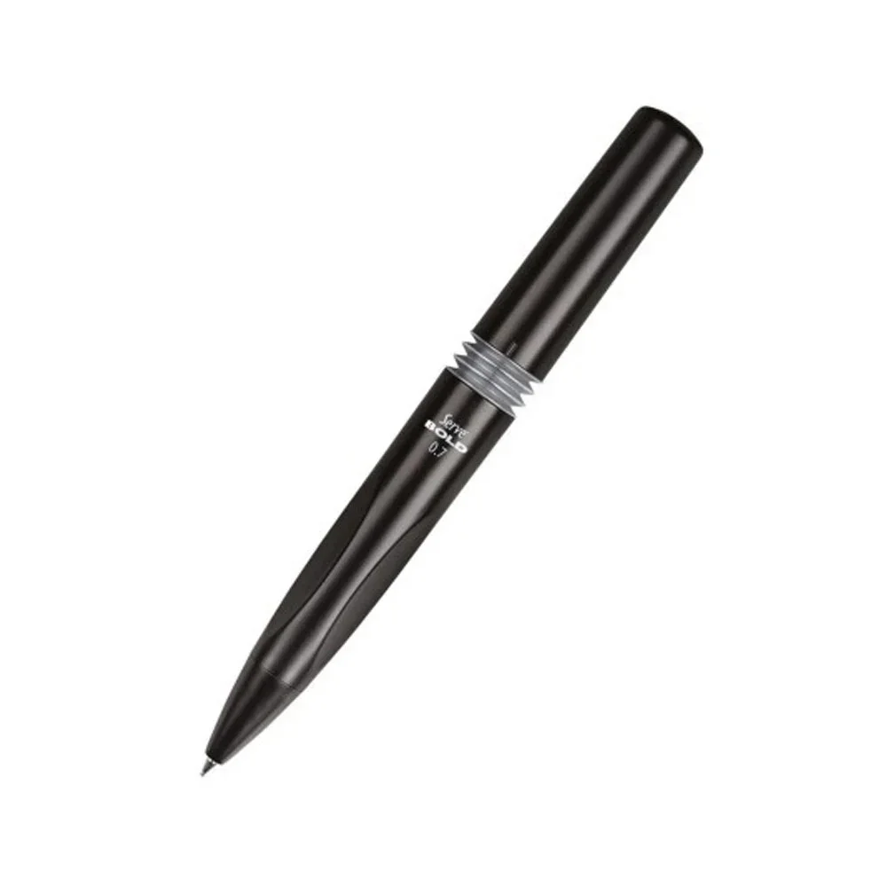 Serve Bold Mekanik Kurşun Kalem 0.7 mm Metalik Siyah