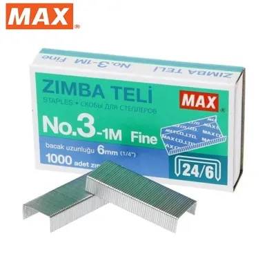 Max Zımba Teli No 24/6 3-1M