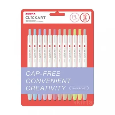 Zebra Clickart Market Pen Pl 12 Lı Set