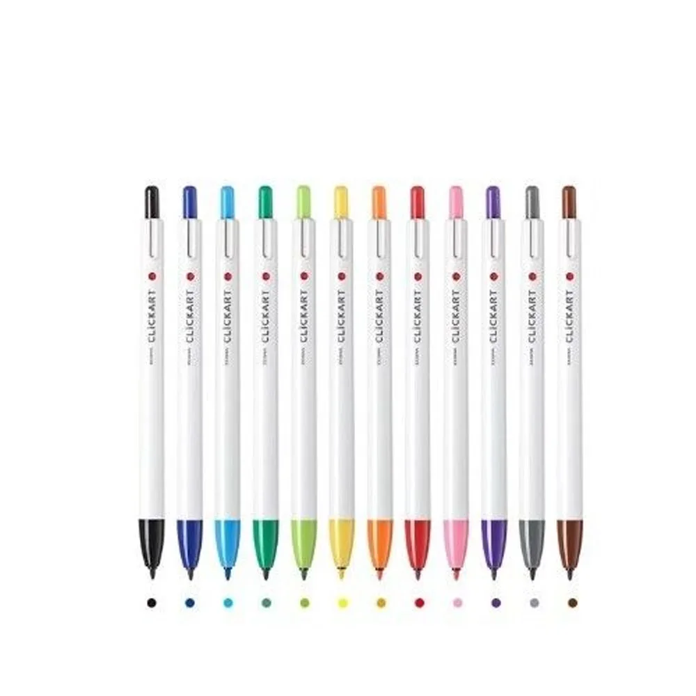 Zebra Clickart Market Pen St 12 Lı Set