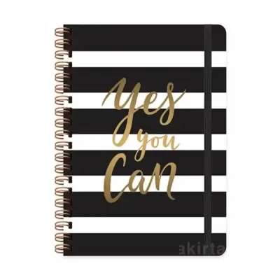Keskin Color Düz Defter 14*20 Daily Notes Muse - Yes You Can 410284