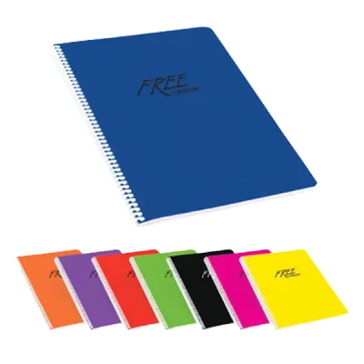 Keskin Color Spiralli Defter Free Plastik Kapak Çizgisiz 80 YP A5 450120-99