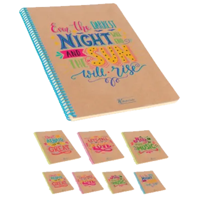 Keskin Color Doodles Ciltli Defter A4 100 YP Kare 415632-99