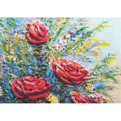 Keskin Puzzle 48*68 1000 Parça Tablo Gül