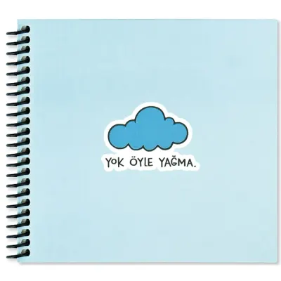 Keskin Color Sticker Defter Hisli Şeyler 16x15 50 YP Çizgili Yok Öyle Yağma