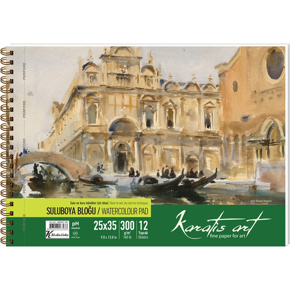 Karatis Resim Kağıdı Art 300 GR 25x35 50 Li 489001-99
