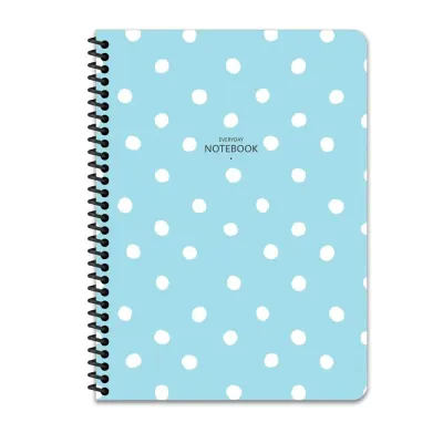 Keskin Color Defter Plastik Kapak Spiralli 16,5x22,5 80 YP Kar.