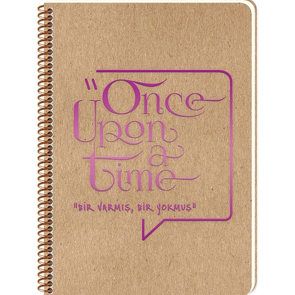 Keskin Color Spiralli S.Kapak Funky Defter 16,5x22,5 80 YP Çizgili