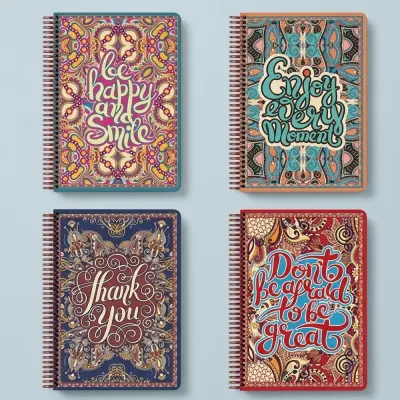 Keskin Color Defter Spiralli S.Kapak Wallart 17x24 100 YP Çizgili