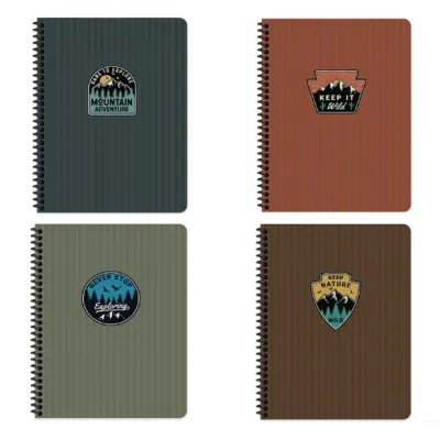 Keskin Color Defter Karton Kapak Spiralli Outdoor 16,5x22,5 80 YP Düz