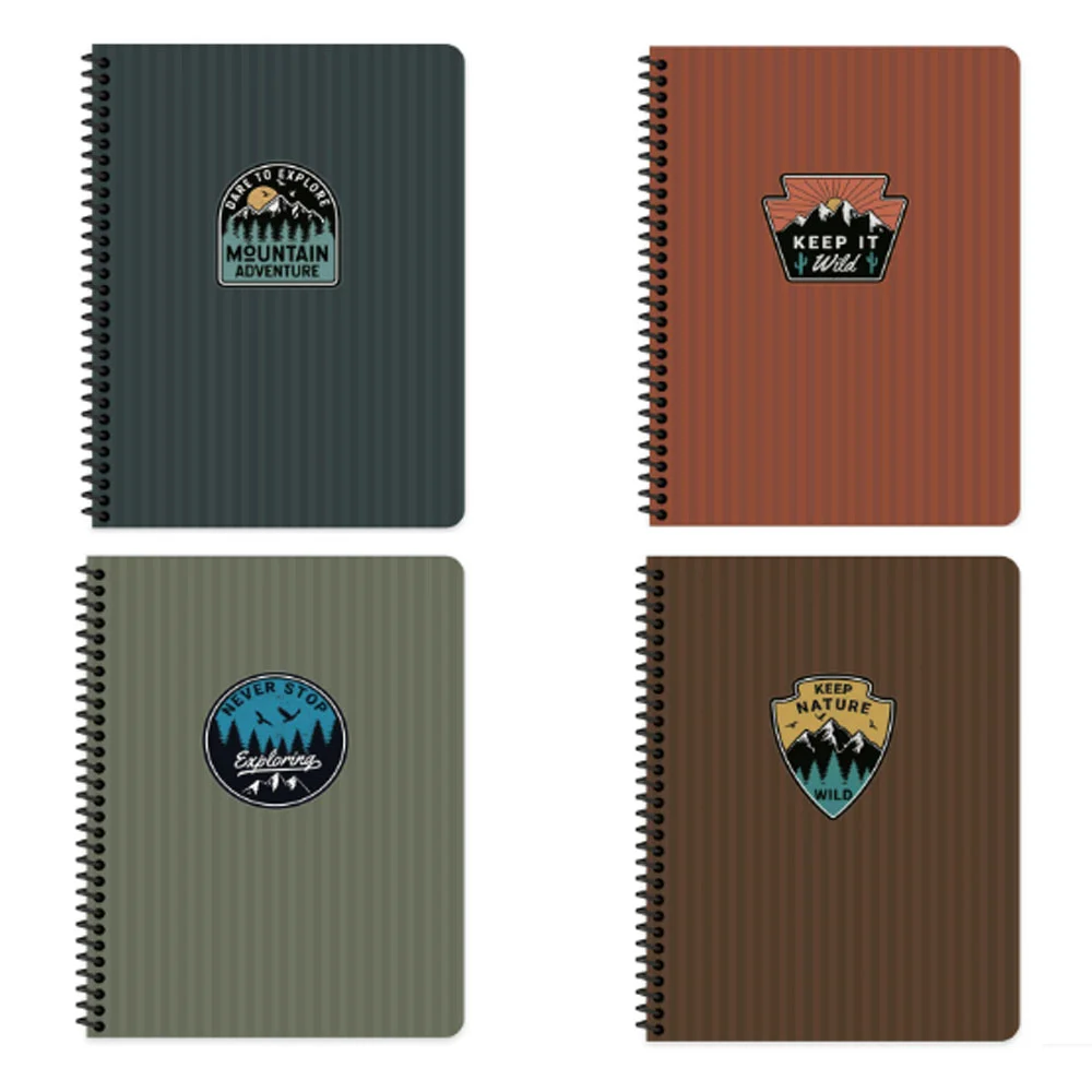 Keskin Color Defter Karton Kapak Spiralli Outdoor 16,5x22,5 80 YP Düz