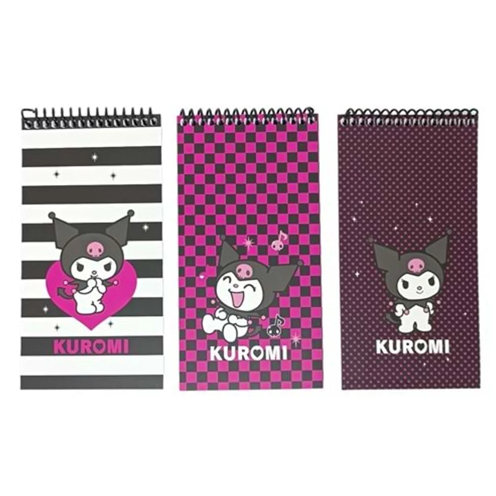 Kuromi Spiralli Karton Kapak Defter 10x19 80 Yp Çiz.380641-12