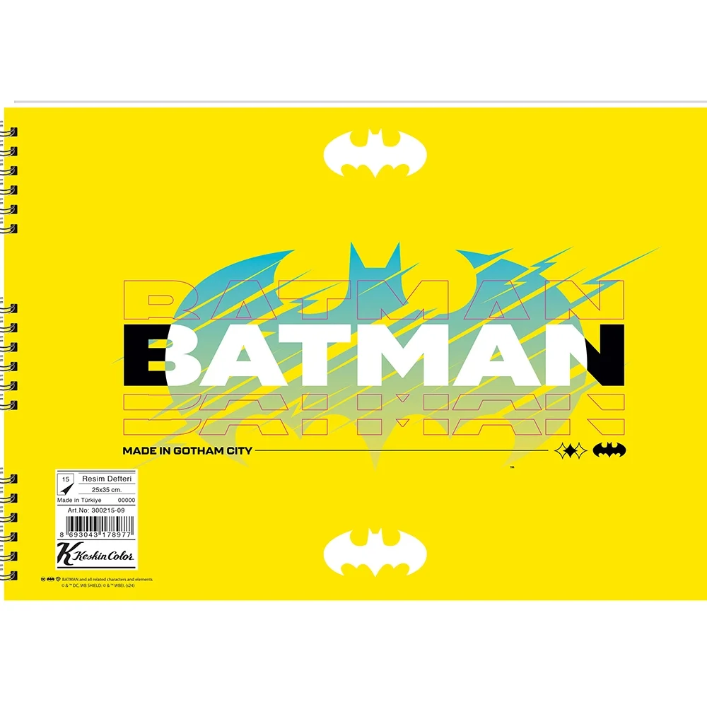 Keskin Color Resim Defteri Spiralli Batman 25x35 15 YP 300215-09