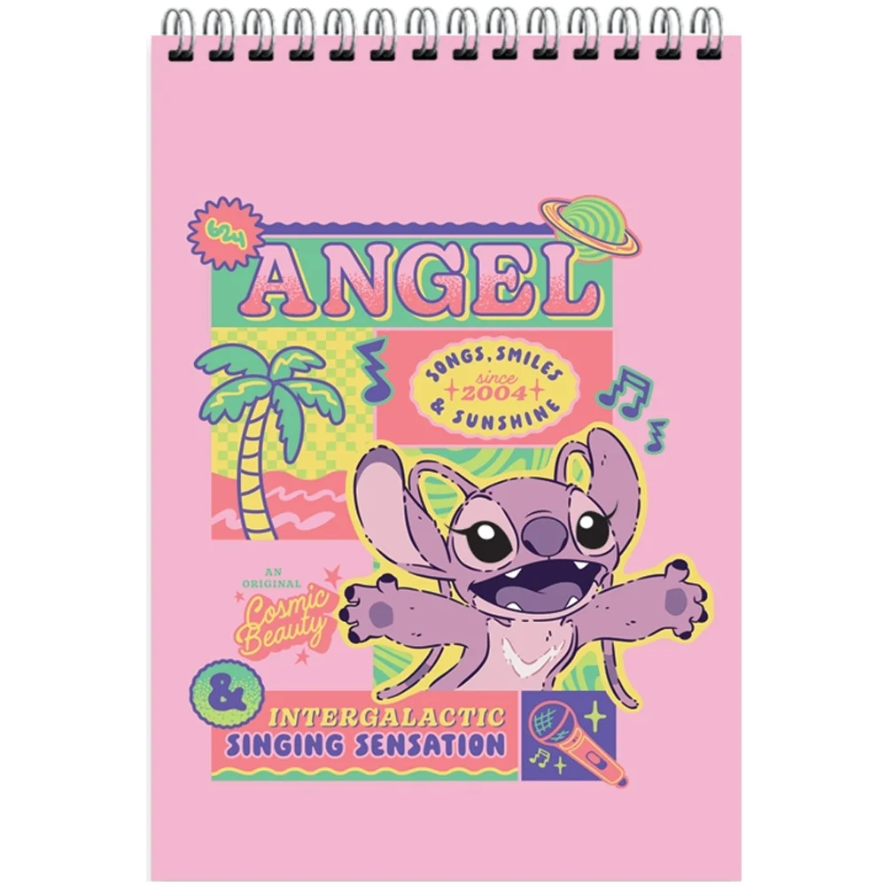 Keskin Color Lilo&amp;stitch A7 42 Yaprak Çizgili Spiralli 1 Bloknot