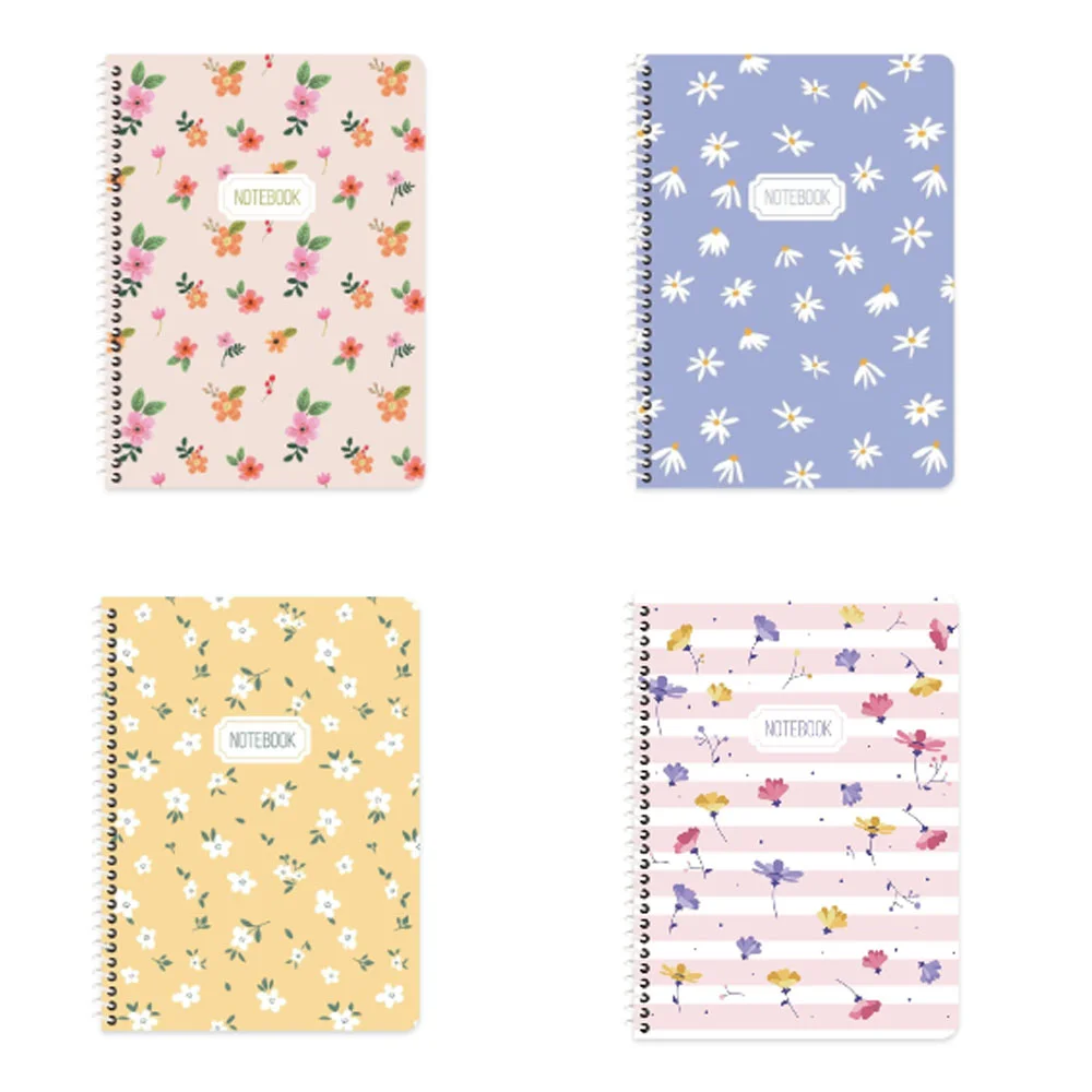 Keskin Color Defter Karton Kapak Spiralli Blume 16,5x22,5 80 YP Çizgili 386841-99