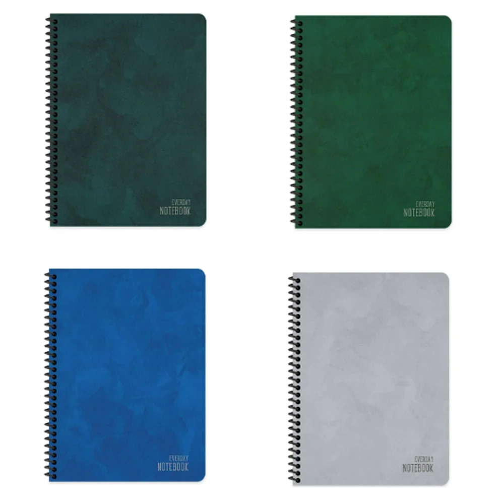 Keskin Color Spiralli Sert Kapak Defter Alfa 16,5x22,5 120 Yp Çizgisiz