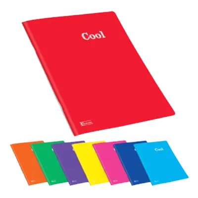 Keskin Color Defter Plastik Kapak Dikişli Cool A4 100 YP Çizgili 321861-99