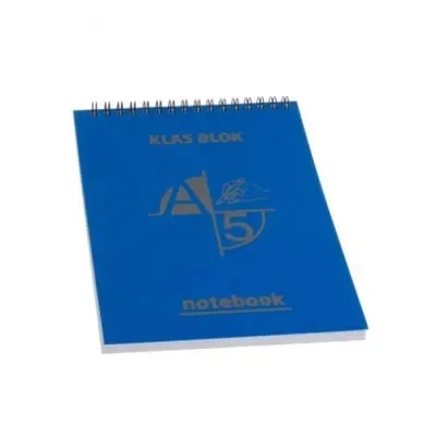 Klas Bloknot Spiralli Plastik Kapak Kareli 72 YP A5