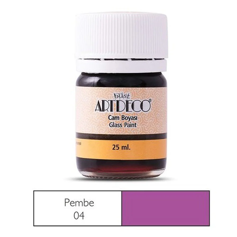 Artdeco Cam Boyası 25 Ml Öğrenci Tipi 04 Pembe