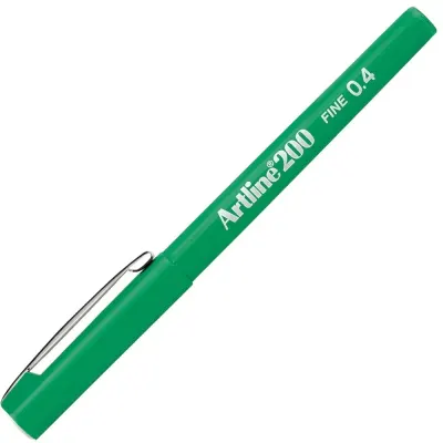 Artline Fineliner 0.4 MM Yeşil EK-200N