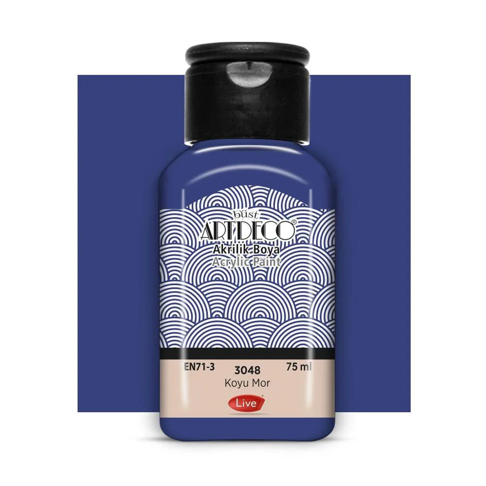 Artdeco Akrilik Boya 75 ML Koyu Mor 3048