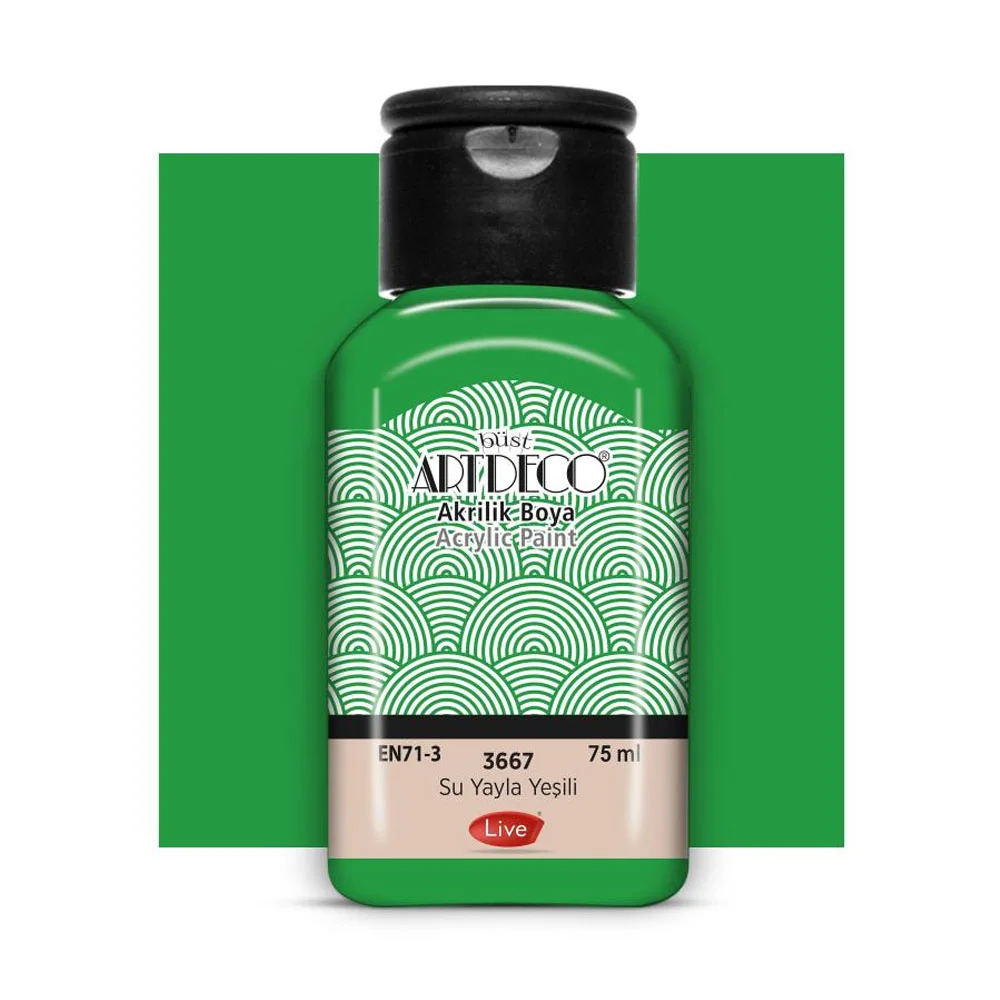 Artdeco Akrilik Boya 75 ML Yayla Yeşili 3667
