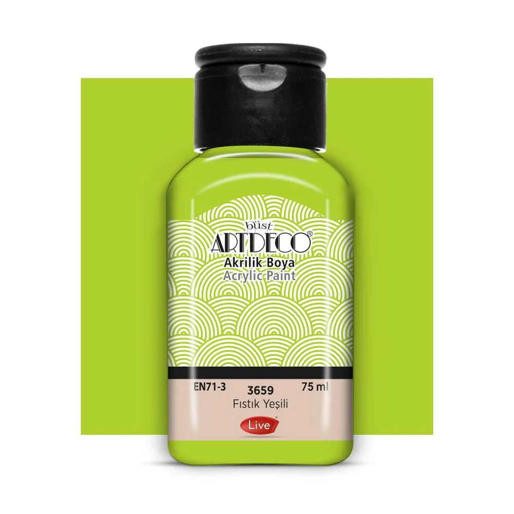 Artdeco Akrilik Boya 75 ML Fıstık Yeşili 3659