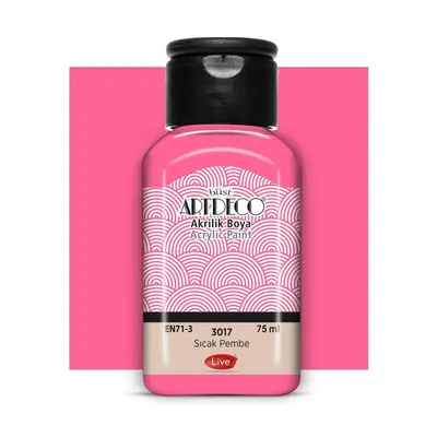 Artdeco Akrilik Boya 75 ML Sıcak Pembe 3017
