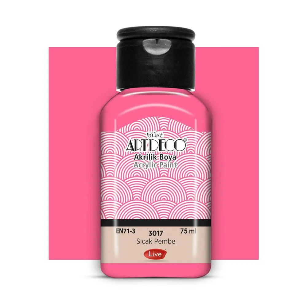 Artdeco Akrilik Boya 75 ML Sıcak Pembe 3017