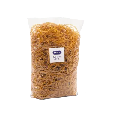 Mas Ambalaj Lastik Poşet Midi %100 Kauçuk 500 GR 365