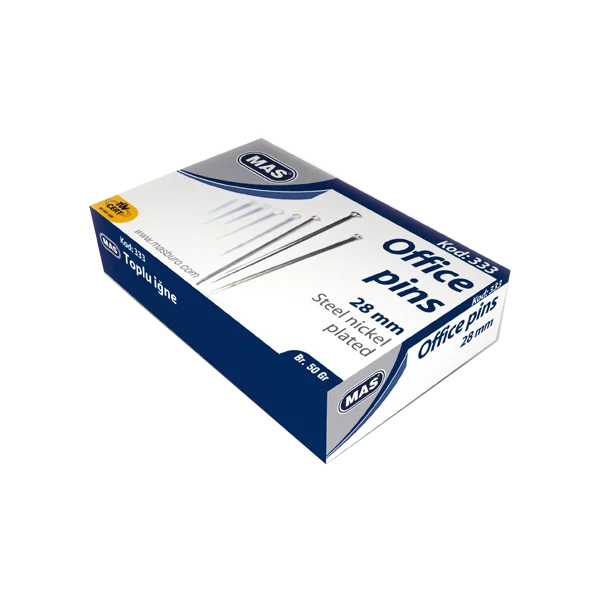 Mas Toplu İğne Nikel 28 MM 50 GR 333