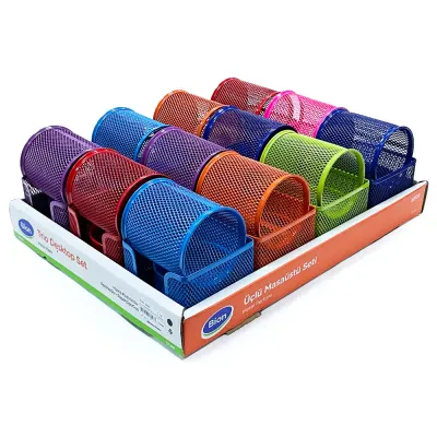 Bion Perfore 3 Lü Set Tepside Canlı Renkler 12 Li 9305