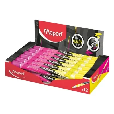 Maped Fosforlu Kalem Fluo Duo Sarı-Pembe 742531