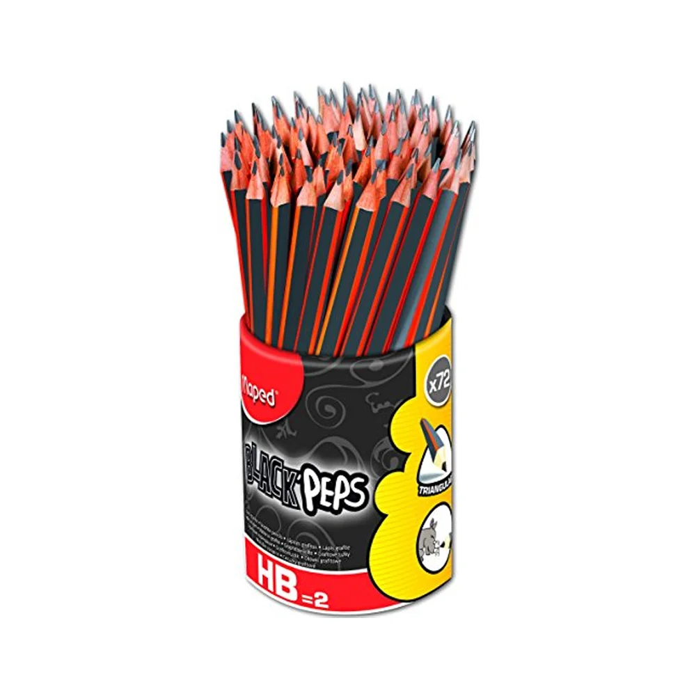 Maped Kurşun Kalem Black Peps HB 72 Li 851759